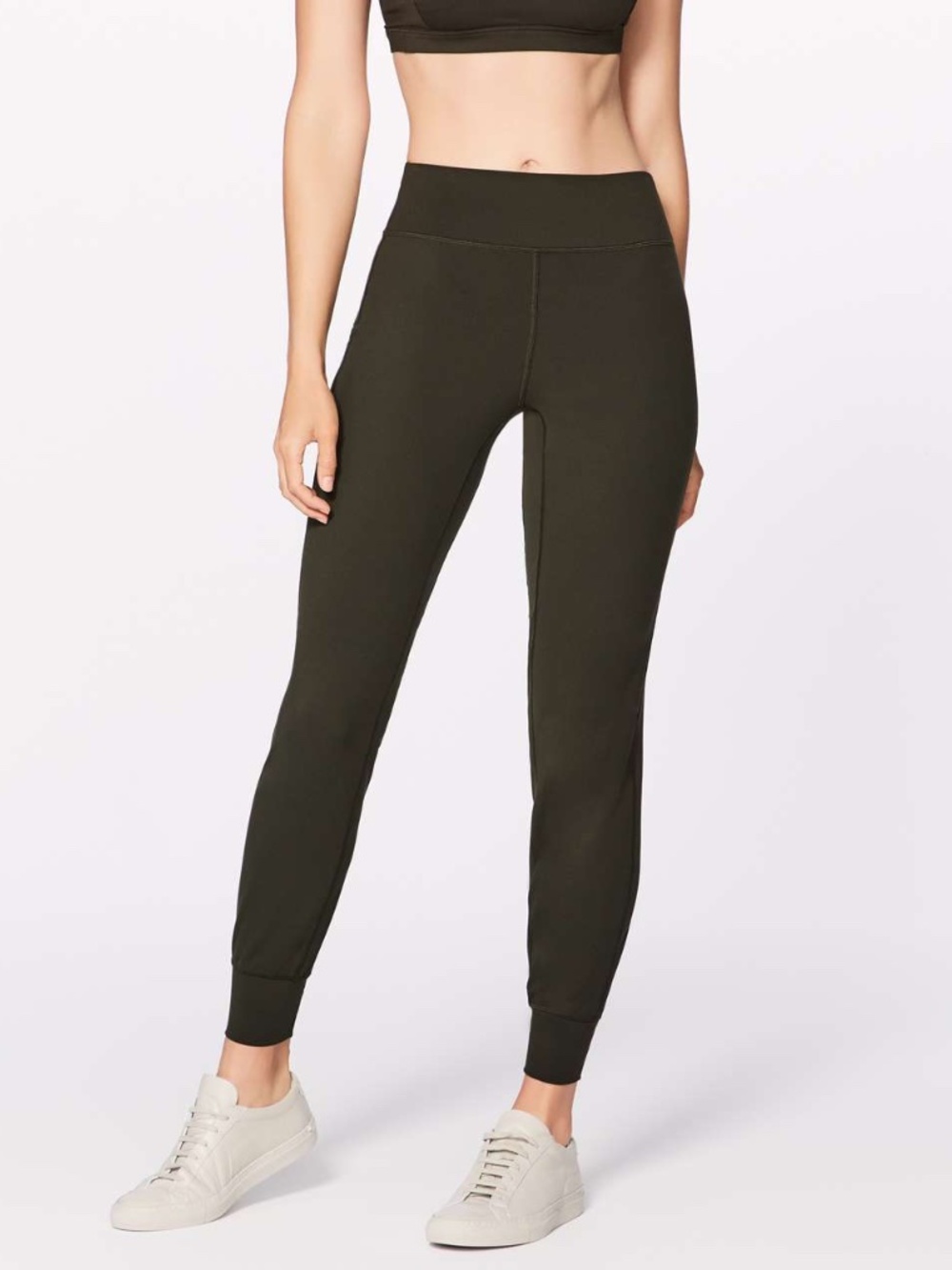 Lululemon Back In Action Jogger (29") Dark Olive Sz 2❤️